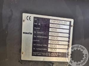 Bageri na kotačima, KOMATSU PW170ES-6 - 1999 LETNIK - 1X ŽLICA 