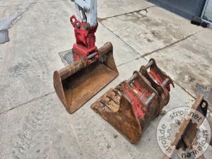 Mini bageri, TAKEUCHI TB138FR - POWERTILT - 3X ŽLICE - 2012 LETNIK 