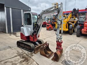 Mini bageri, TAKEUCHI TB138FR - POWERTILT - 3X ŽLICE - 2012 LETNIK 