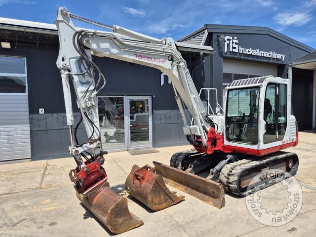 Mini bageri, TAKEUCHI TB175 - LETNIK 2006 - 12090 DELOVNIH UR - 2X ŽLICI