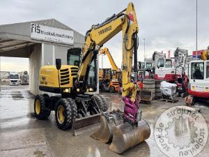 Bageri na kotačima, YANMAR B95W - POWERTILT - 3X ŽLICA - 4715 UR