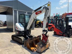 Mini bageri, BOBCAT E55Z - POWERTILT - 1445 DELOVNIH UR - 4X ŽLICE