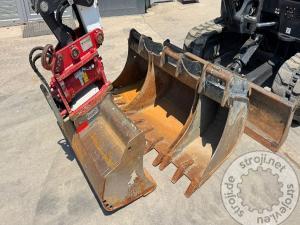 Mini bageri, BOBCAT E55Z - POWERTILT - 1445 DELOVNIH UR - 4X ŽLICE