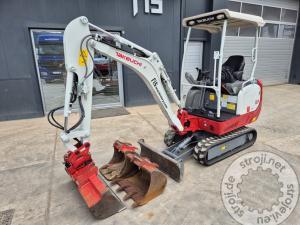 mini bageri takeuchi tb216 powertilt letnik 2024 400 delovnih ur 