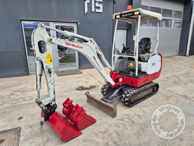 Mini bageri, TAKEUCHI TB216 - 2019 LETNIK - 3X ŽLICE