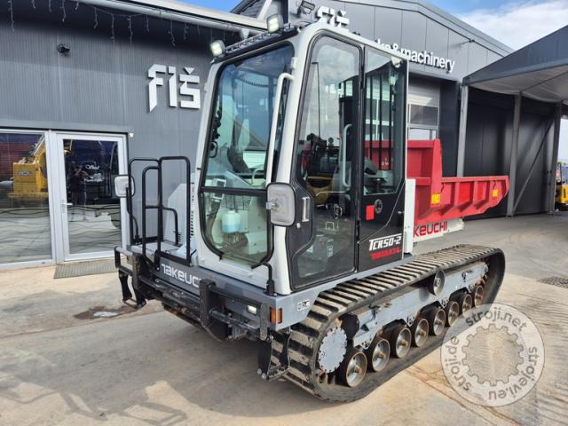 Damperi damperi guseničari, TAKEUCHI TCR 50-2 - LETNIK 2021 - 680 DELOVNIH UR - KLIMA