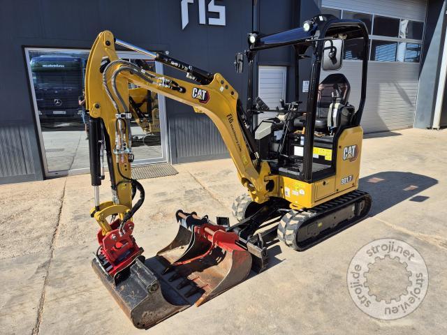 Mini bageri, CATERPILLAR 301.7 CR - LETNIK 2022 - 115 DELOVNIH UR - POWERTI