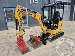 mini bageri cat 3017 cr letnik 2022 130 delovnih ur powerti
