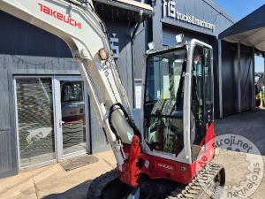 Mini bageri, TAKEUCHI TB260 - POWERTILT - 3X ŽLICA - LETNIK 2018