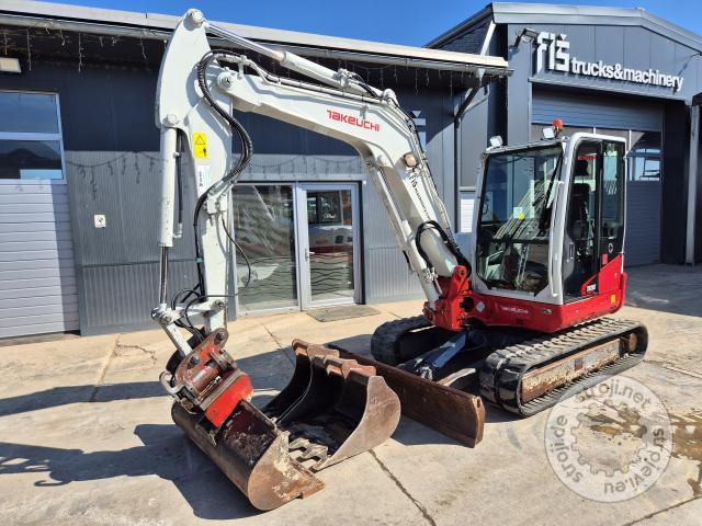 Mini bageri, TAKEUCHI TB260 - POWERTILT - 3X ŽLICA - LETNIK 2018