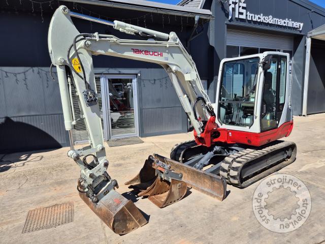 Mini bageri, TAKEUCHI TB250 - 2016 LETNIK - 2535 UR - POWERTILT