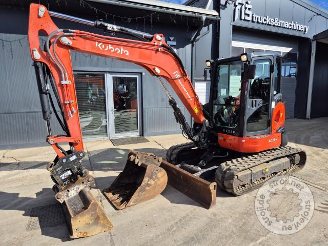 Bageri gusjeničari, KUBOTA U55-4 - 2017 LETNIK - POWERTILT - 5355 UR