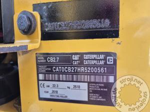 Valjci tandem valjak, CATERPILLAR CB 2.7 - 2018 LETNIK - 800 UR