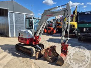 Mini bageri, TAKEUCHI TB260 - POWERTILT - 3X ŽLICA - LETNIK 2020